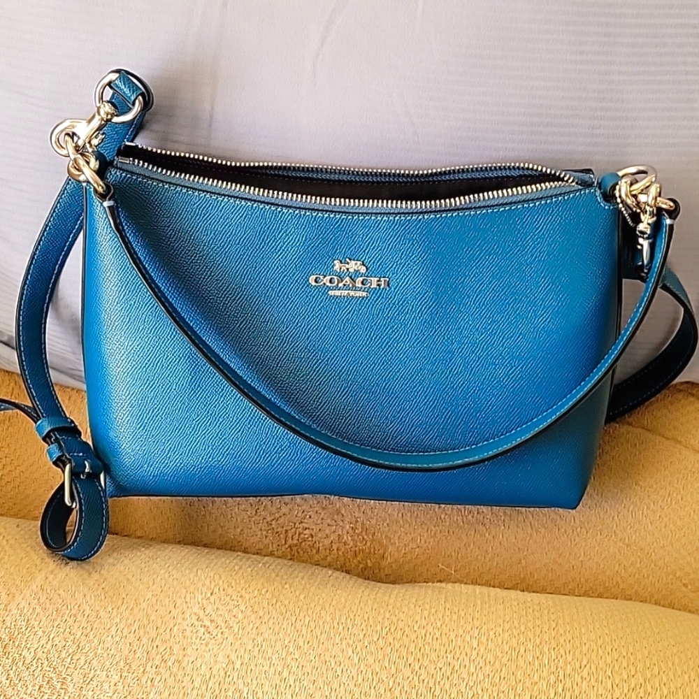 Blue Coach Handbag